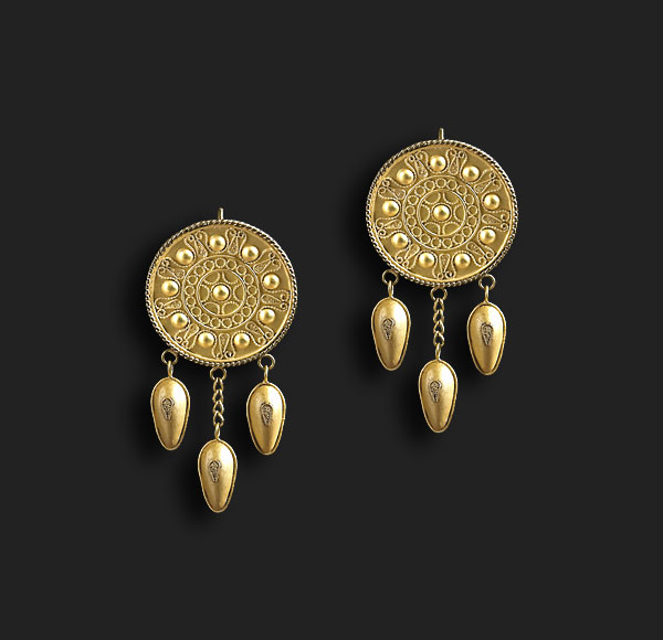 Jewel Akelo: Earrings Zibal