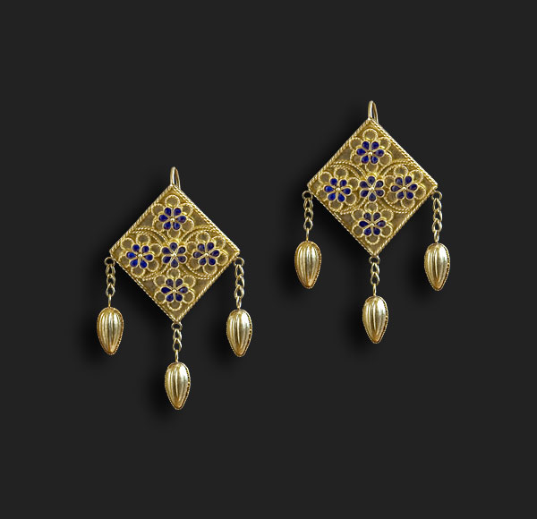 Jewel Akelo: Earrings Wasat